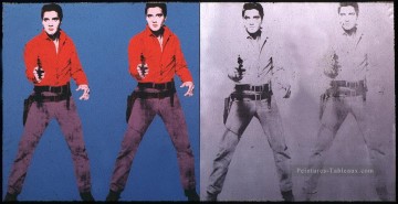 Andy Warhol Painting - Elvis I y II Andy Warhol